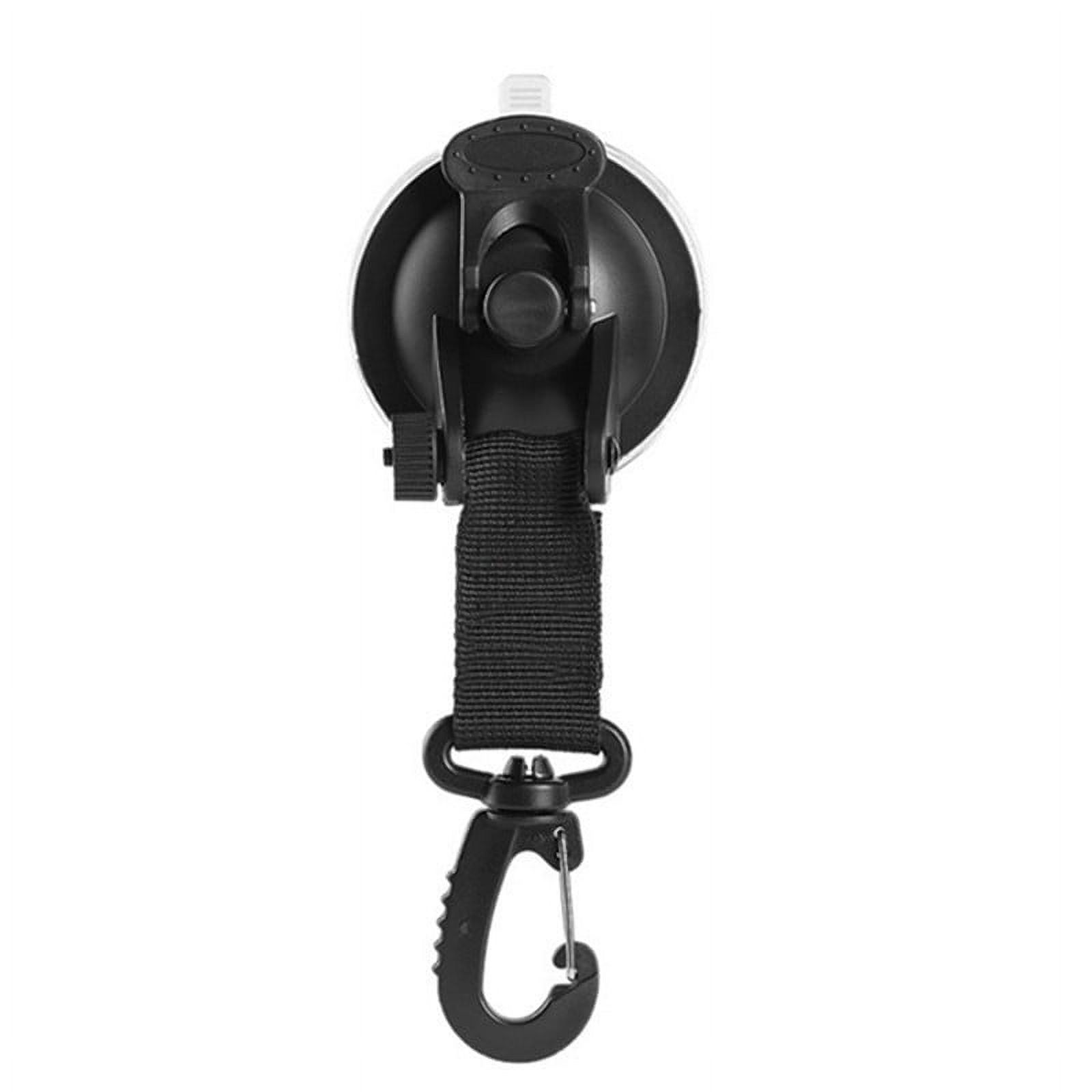 Viveous 4 Pcs Heavy Duty Suction Cup Hooks For Car Camping Outdoor Travel And Rv Awning Suction Cup Anchor For Secure Tie Down Black